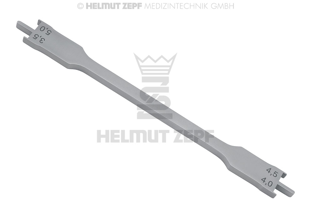 Bracket positioner for 0.022 slot, stainless steel, length 13 cm - Helmut Zepf (19.260.10AS) - Delynov