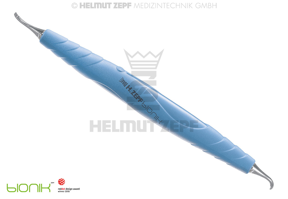 Enlève-couronne droit pour dents antérieures, double extrémité - Helmut Zepf (19.265.16) - Delynov