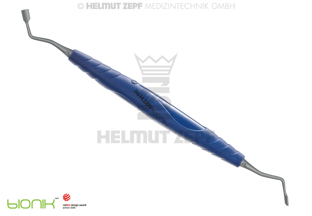 Double surgical applicator for bone augmentation material - Helmut Zepf (19.603.15TI) - Delynov