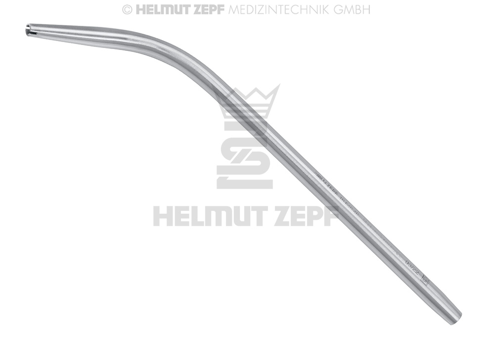 Tube d'aspiration chirurgical, diamètre 3 mm, longueur 175 mm - Helmut Zepf (19.649.40) - Delynov