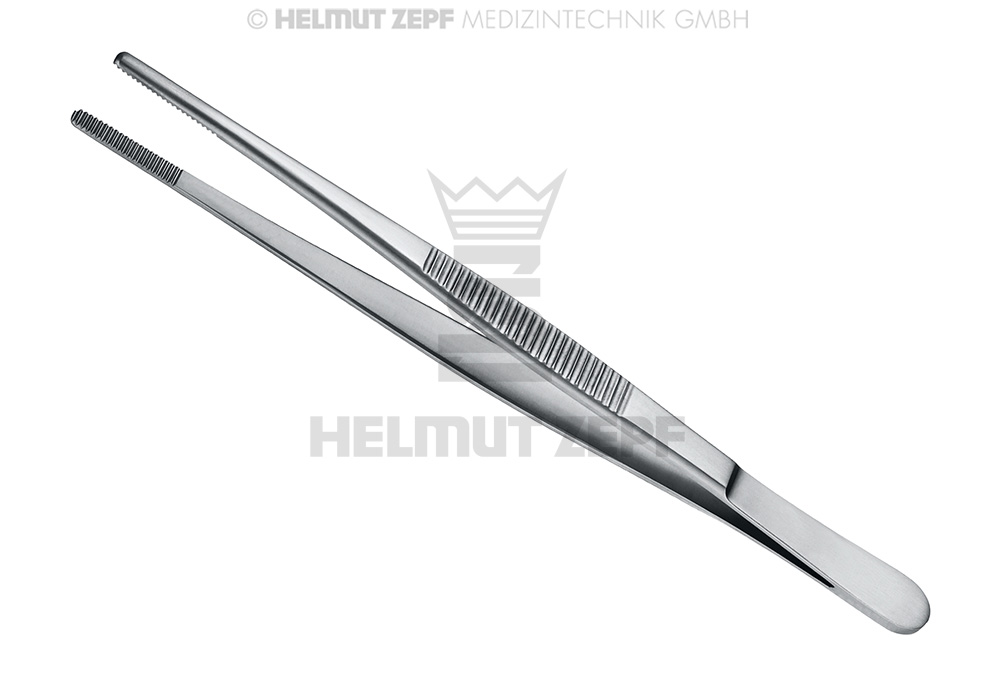 Standard anatomical surgical forceps, length 15.5 cm - Helmut Zepf (22.200.15) - Delynov