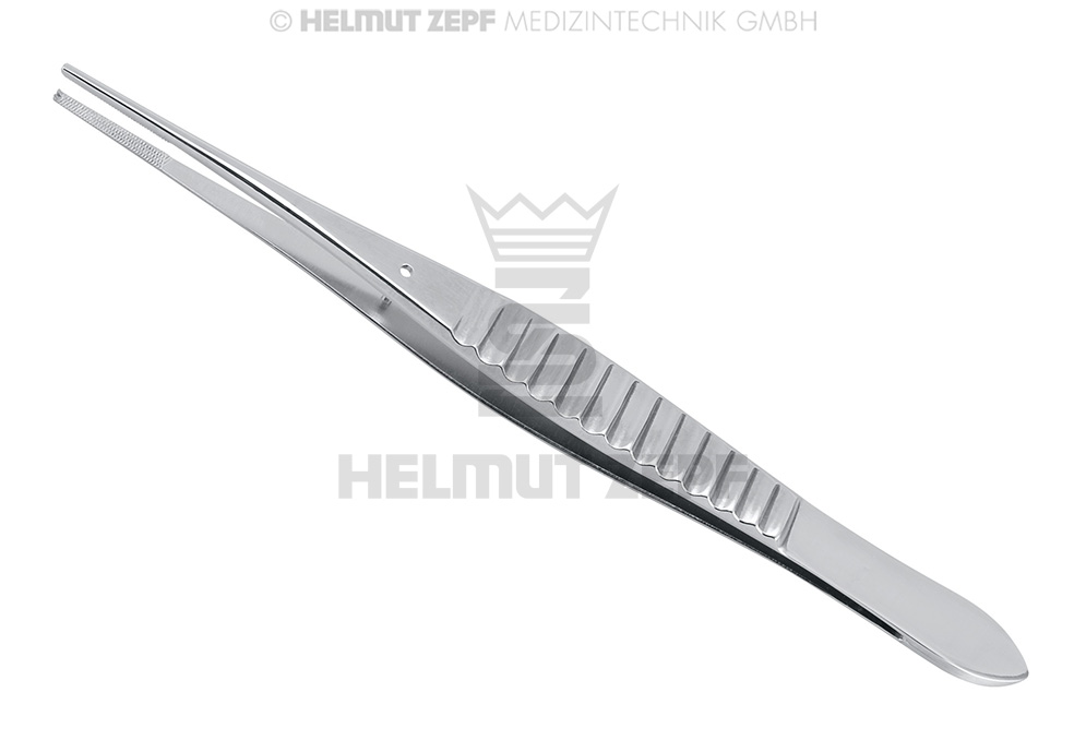 Gillies dissecting forceps straight, 15 cm - Helmut Zepf (22.416.15S) - Delynov