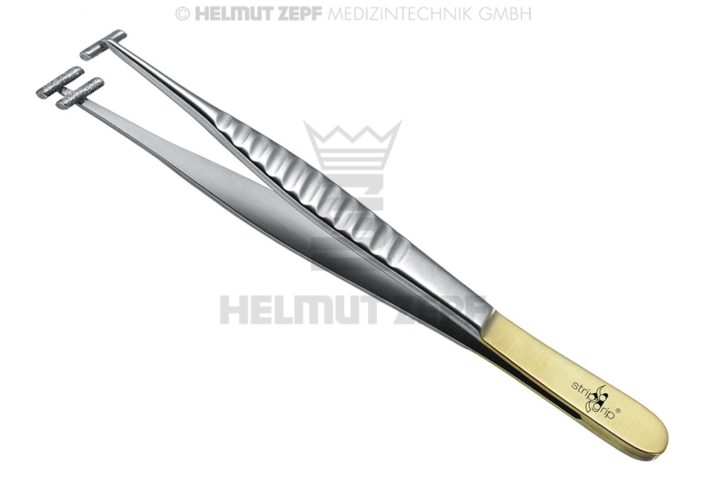 Pince pour saisir les bandes et strips lors de la préparation intra-orale - Helmut Zepf (22.998.14) - Delynov