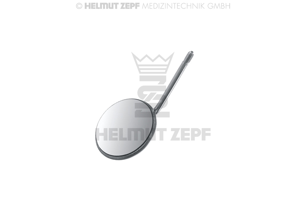 MIROIR À BOUCHE,TITANE, FRONT SURFFILETAGE SIMPLE,INOXYDABLE,DIAMÈTRE 24MM- Helmut Zepf (24.067.24) - Delynov