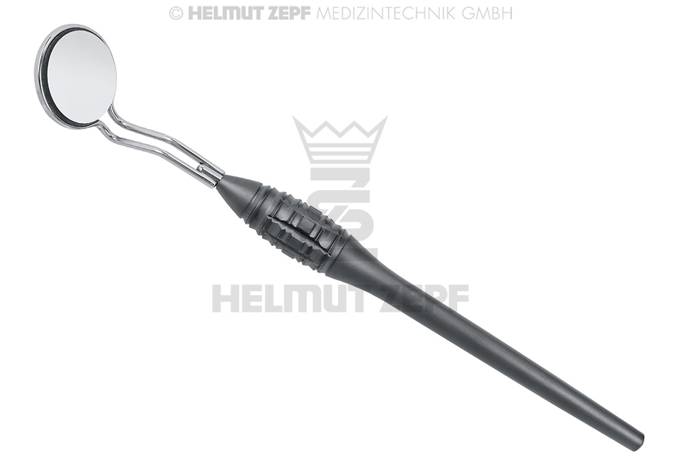 Miroir à bouche chirurgical avec écarteur à lèvres, manche Hürzeler/Zuhr, grossissement 2,5 - Helmut Zepf (24.085.00HZU) - Delynov
