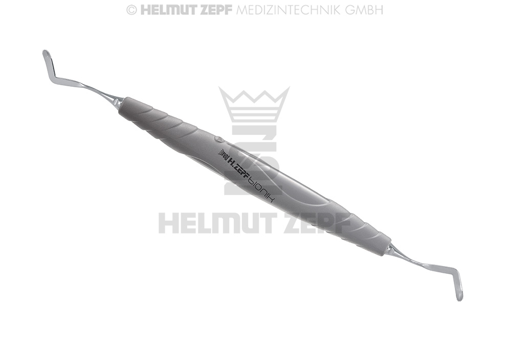 Suture placement surgical instrument, grey - Helmut Zepf (24.548.03) - Delynov