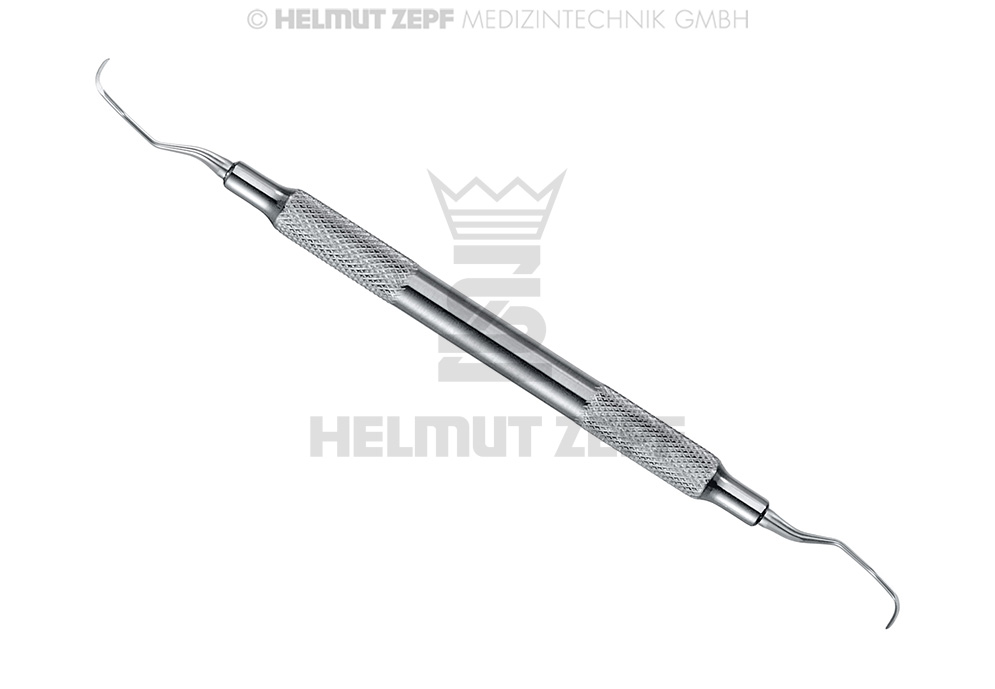 Langer periodontal curette, figures 1/2 - Helmut Zepf (24.553.01) - Delynov