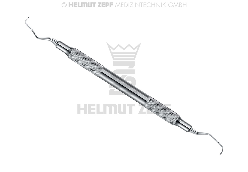 Langer periodontal curette, fig. 3/4 - Helmut Zepf (24.553.03) - Delynov