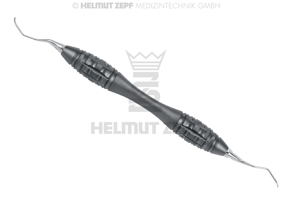 CURETTE UNIVERSELLE LANGER 3/4 MINI 51ER MANCHE ENV. 3MM PLUS LONG, Ø0,95- Helmut Zepf (24.744.03LM5-HZU) - Delynov