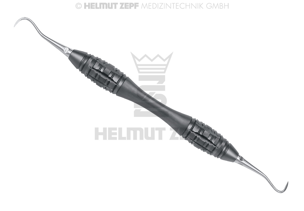 Détartreur dentaire double extrémité Huerzeler/Zuhr pour hygiéniste - Helmut Zepf (24.744.06HZU) - Delynov