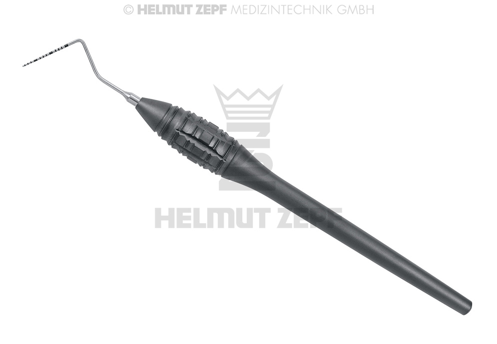 Sonde parodontale North Carolina CNC, extrémité 1 mm, manche Huerzeler/Zuhr - Helmut Zepf (24.744.50HZU) - Delynov