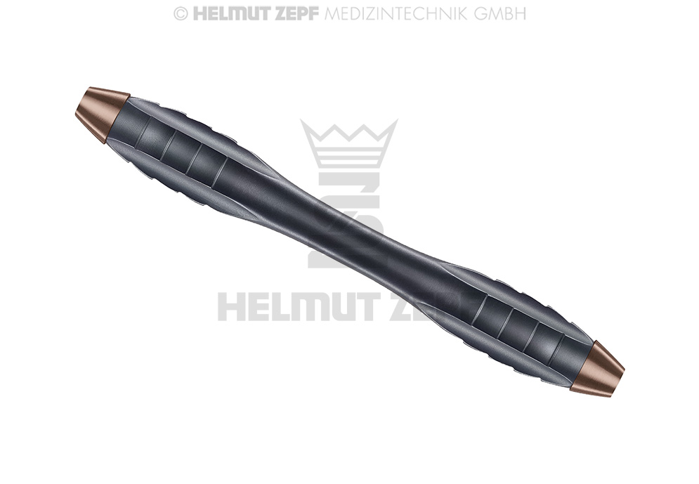 Manche chirurgical à deux extrémités Z-shape, filetage M4x0,5 mm - Helmut Zepf (26.010.02OX) - Delynov