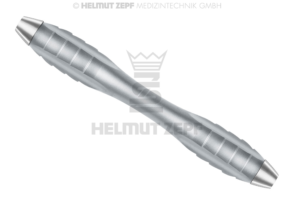 Z-Shape surgical bone rongeur, relaxed form, titanium handle, concave/convex tip - Helmut Zepf (26.030.10) - Delynov