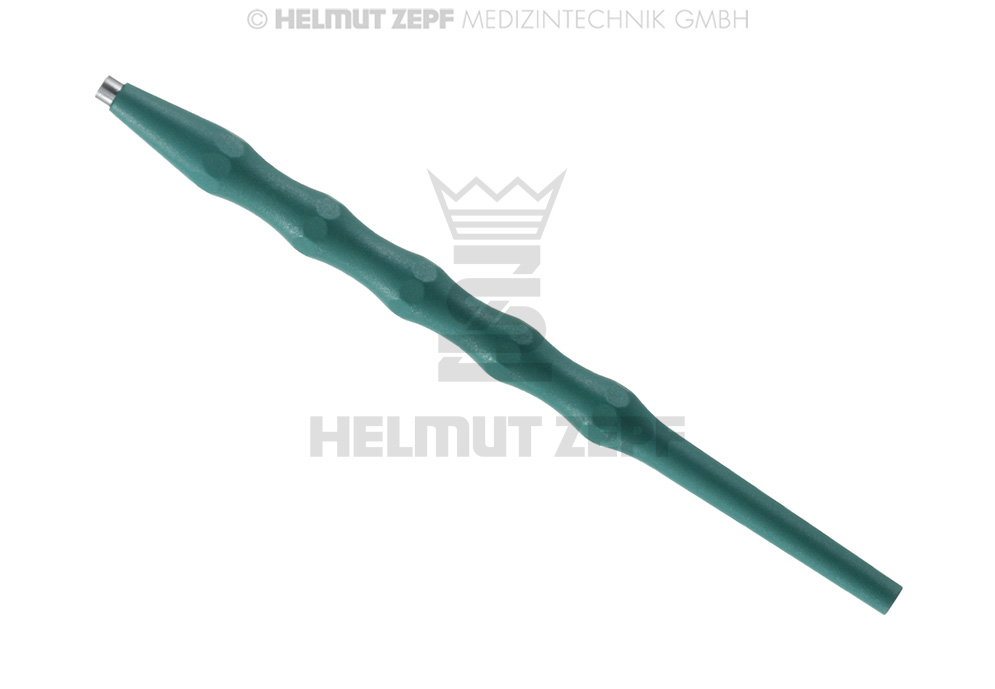 Manche universel pour instruments chirurgicaux, en plastique stérilisable, insert simple, couleur verte - Helmut Zepf (26.191.04) - Delynov