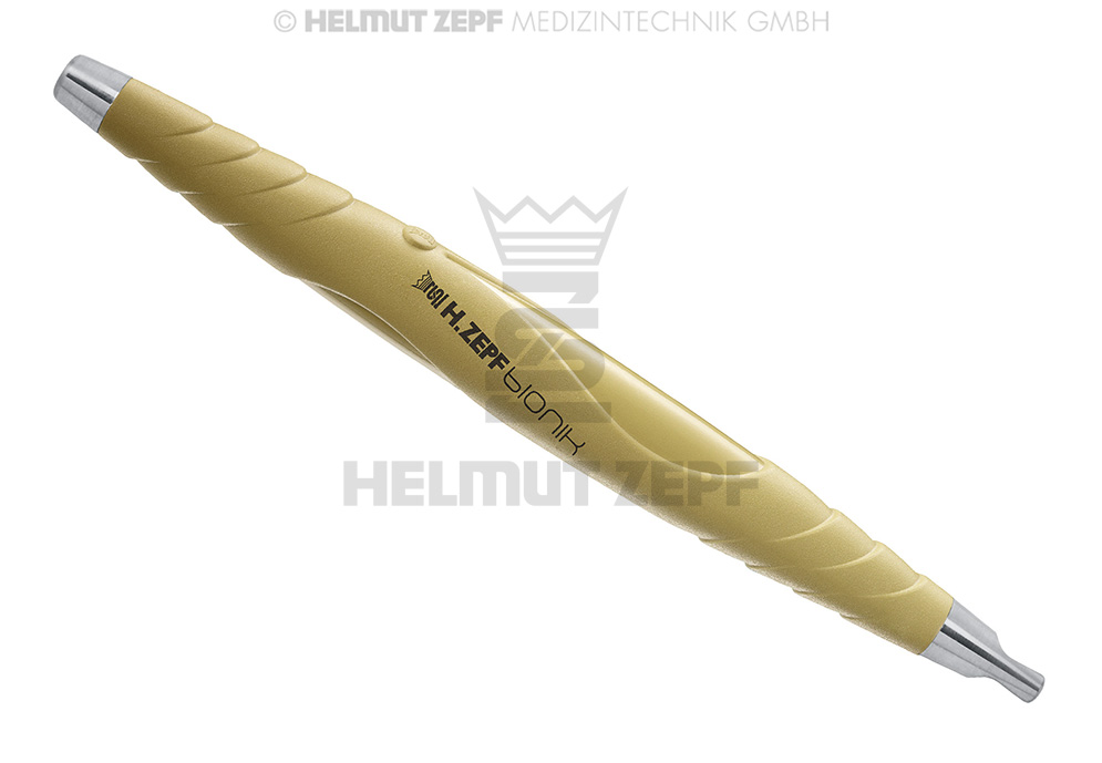 Manche universel en PEEK pour instruments de chirurgie, compatible avec inserts échangeables à visser M2 x 0,5 mm - Helmut Zepf (26.197.01) - Delynov