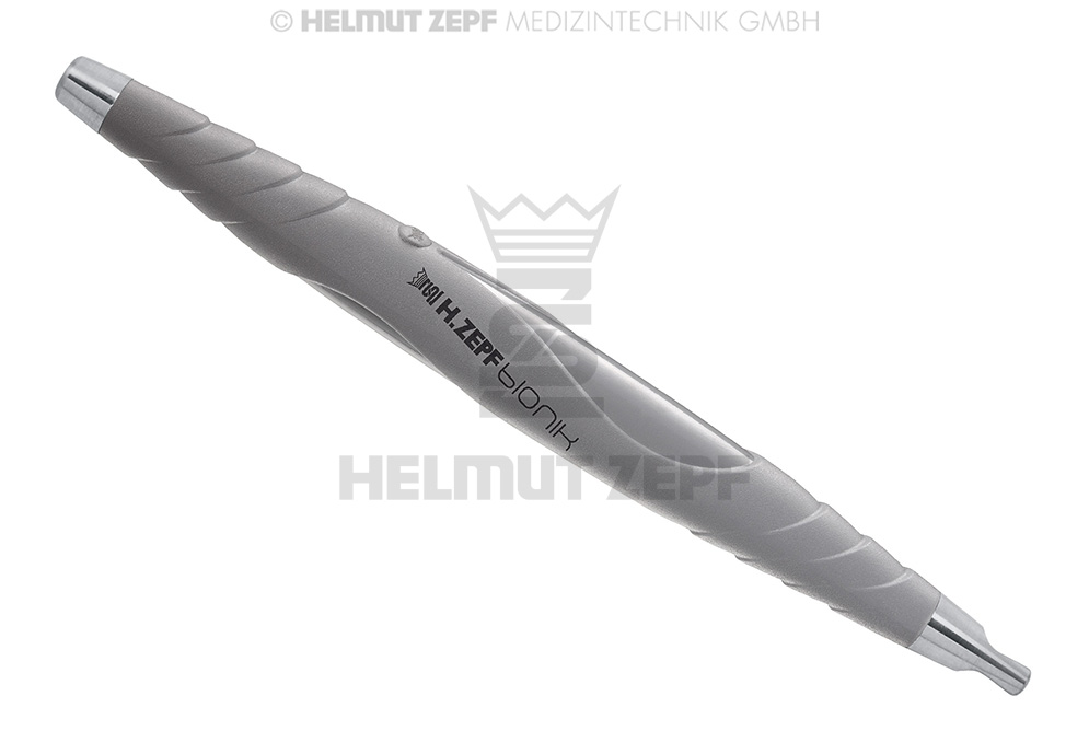 Universal surgical PEEK handle, for M2x0.5 mm interchangeable inserts - Helmut Zepf (26.197.09) - Delynov