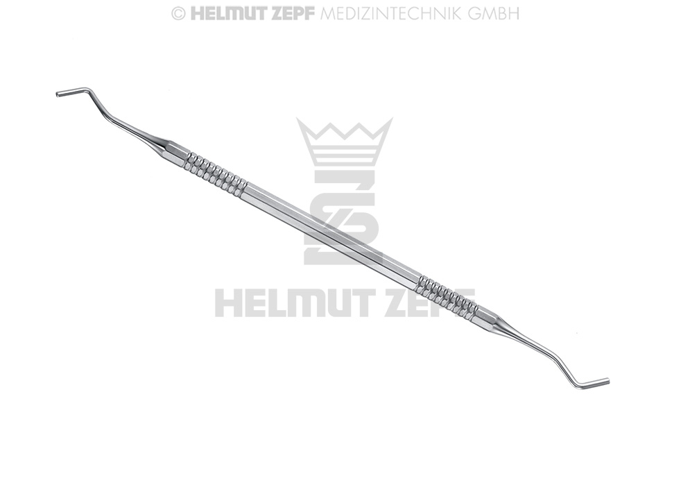 Surgical plugger for dental filling, flat, figure 37 - Helmut Zepf (26.200.37) - Delynov