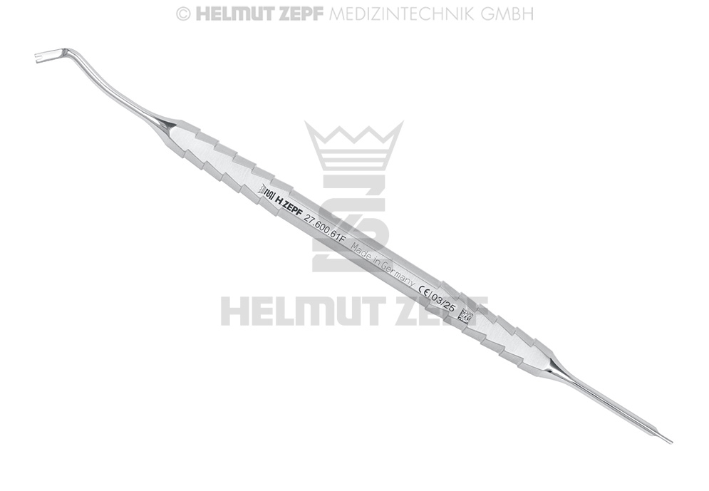 Double ligature adapter with slot, width 0.7 mm ± 0.1 mm - Helmut Zepf (27.600.61F) - Delynov