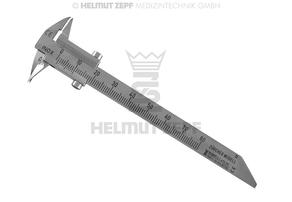 Pied à coulisse chirurgical de précision modèle "Zurich" - Helmut Zepf (31.695.00) - Delynov