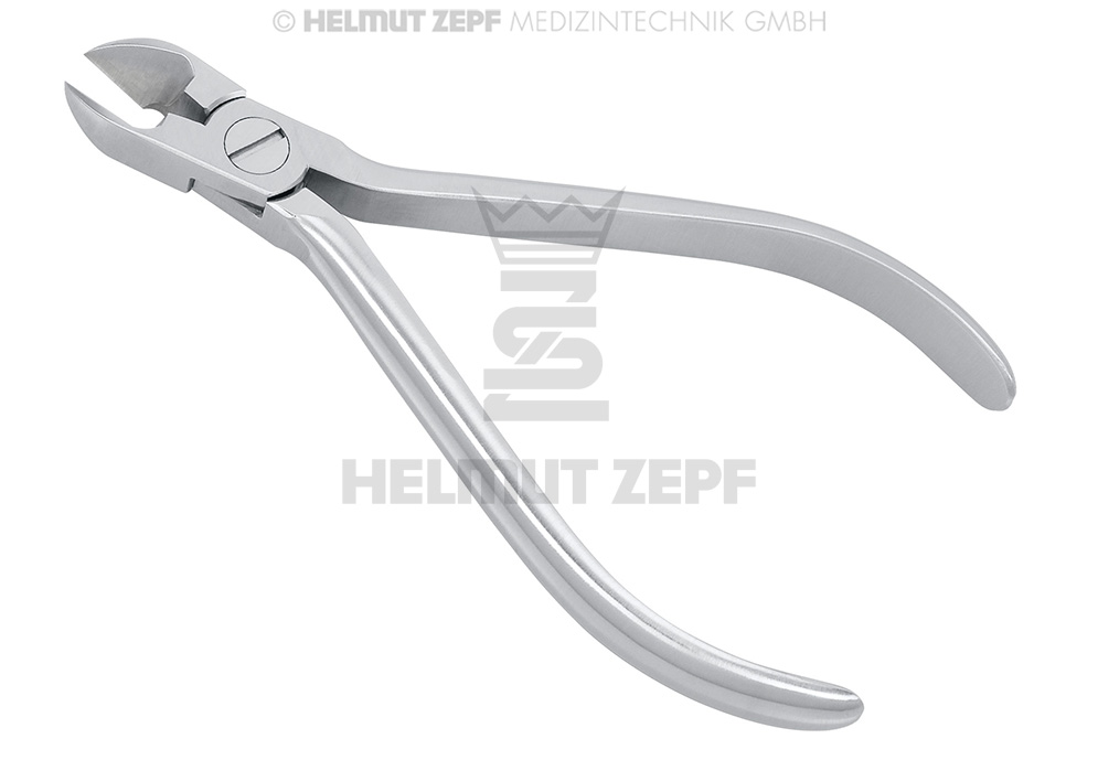 Pince chirurgicale pour couper les fils d'acier durs jusqu'à 0,7 mm d'épaisseur - Helmut Zepf (31.760.11) - Delynov