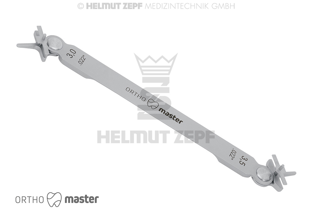Positionneur de bracket système FIG 4 .022", distances inter-bracket 3 et 3,5 mm - Helmut Zepf (33.261.10) - Delynov