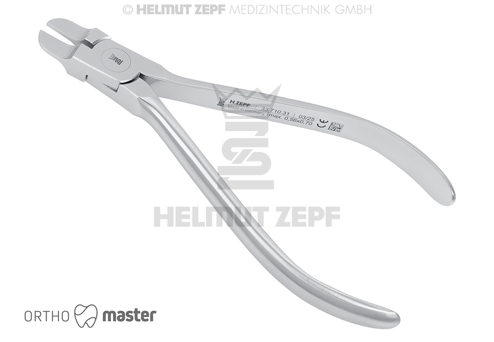 Pince cintreuse pour arcs orthodontiques Angle/Tweed en acier forgé - Helmut Zepf (33.710.31) - Delynov