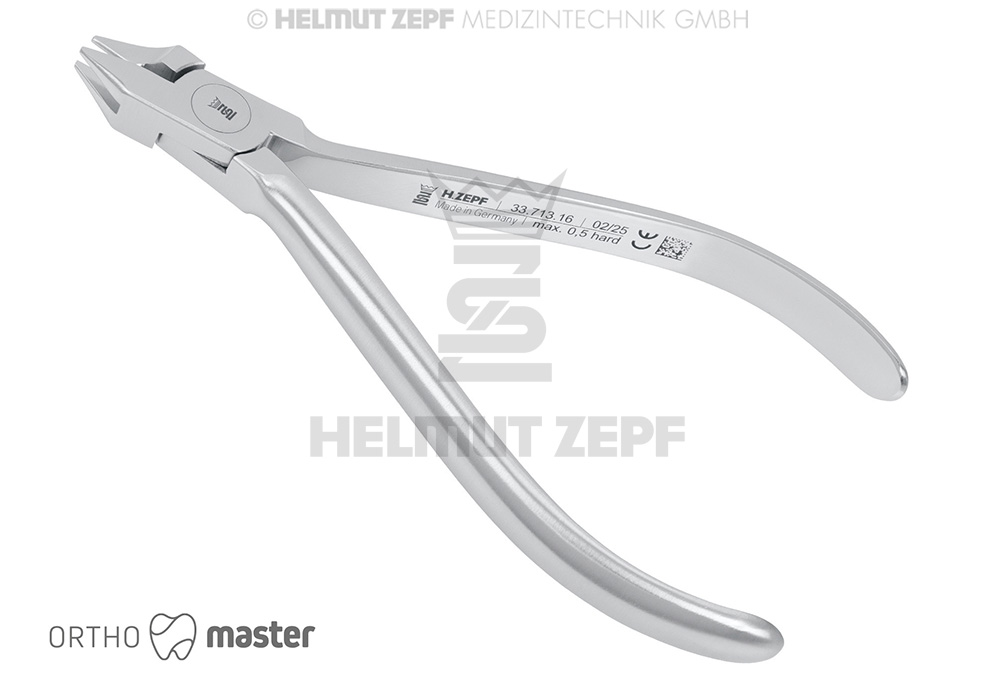 ADERER NITI WIRE BENDING PLIERS 12CM MAX 0.5MM/.020" - Helmut Zepf (33.713.16) - Delynov