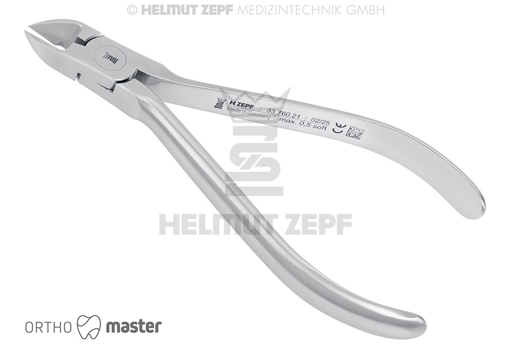 Soft wire ligature cutter up to 0.5 mm - Helmut Zepf (33.760.21) - Delynov