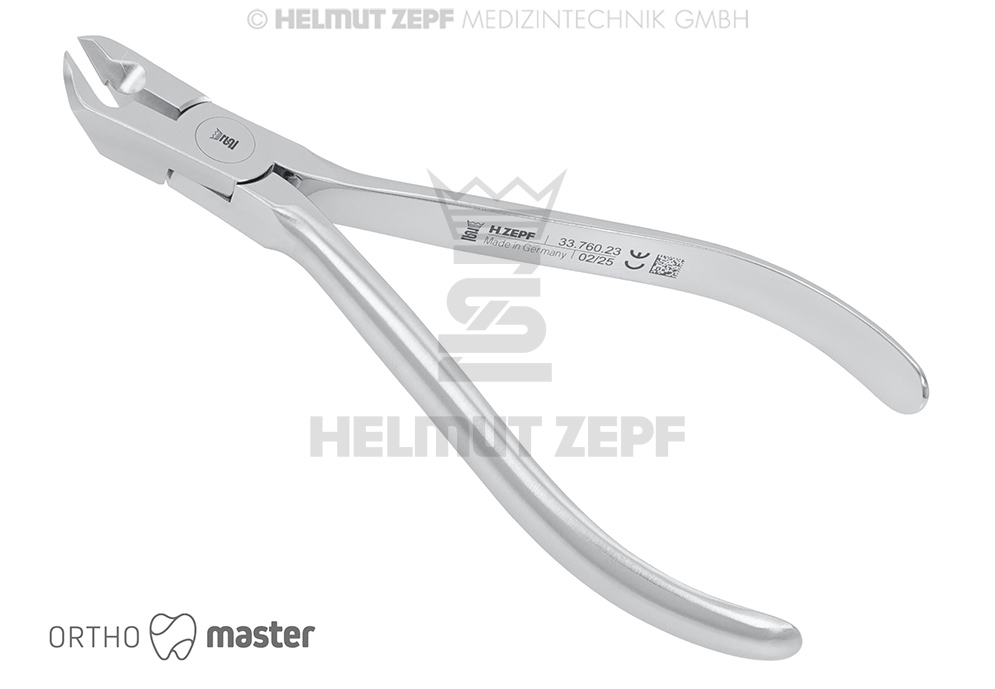 Debonding pliers with 45° angled tips, hard steel - Helmut Zepf (33.760.23) - Delynov
