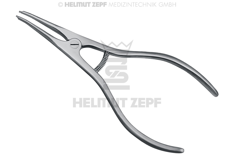 Pince pour séparer les anneaux élastiques en chirurgie, longueur 15 cm - Helmut Zepf (33.770.14) - Delynov