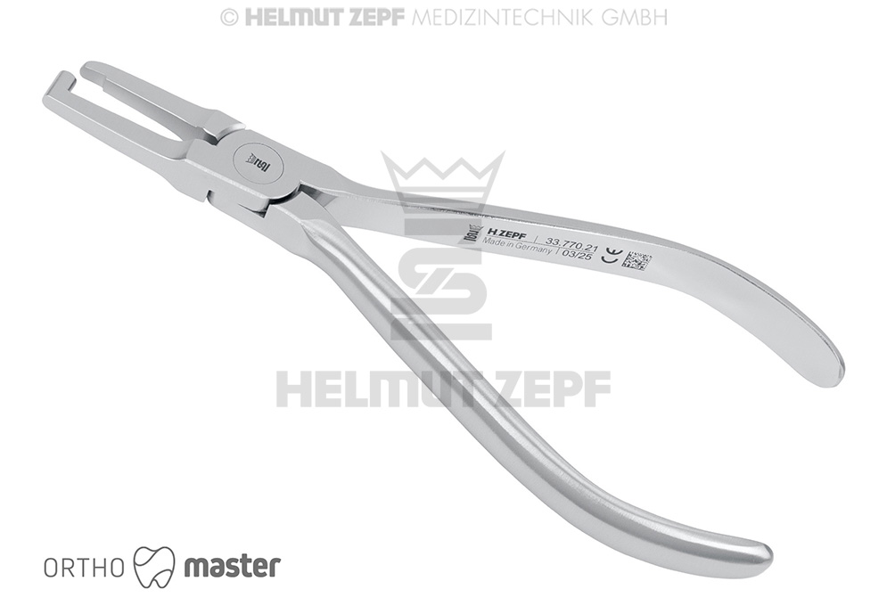 Pince chirurgicale pour retirer les bagues, 13 cm, avec embout plastique - Helmut Zepf (33.770.21) - Delynov