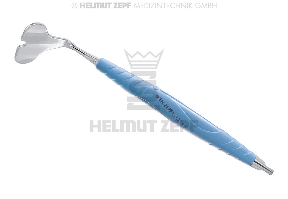 Écarteur chirurgical de Maty, queue de baleine, 30 mm de large, taille 1 - Helmut Zepf (37.446.06) - Delynov