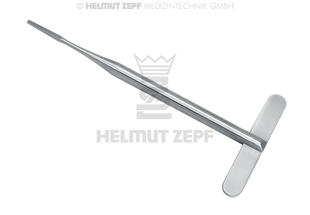 Ciseau-burin chirurgical modèle Vienne, droit, largeur 2 mm - Helmut Zepf (41.540.02WM) - Delynov