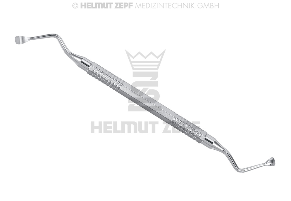 Curette de Lucas chirurgicale double extrémités, 7,5 mm - Helmut Zepf (41.855.04) - Delynov