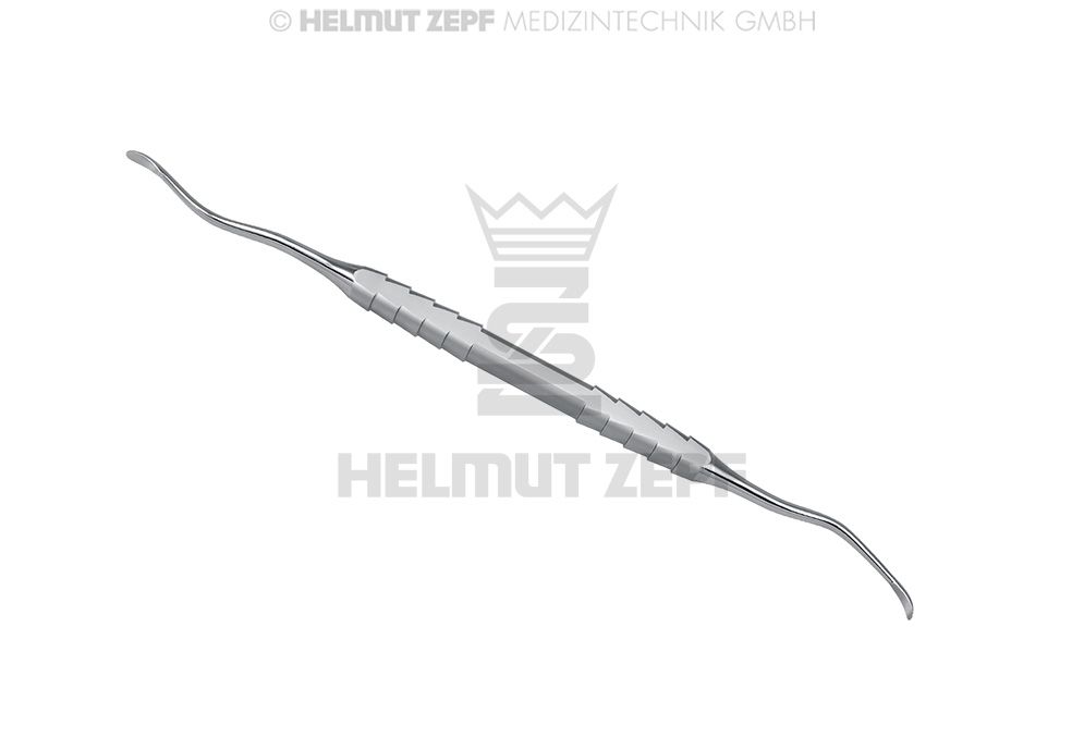 Lucas double curette, fig. 5, 2.5 mm tips, Zepf-Line range - Helmut Zepf (41.855.05ZS) - Delynov