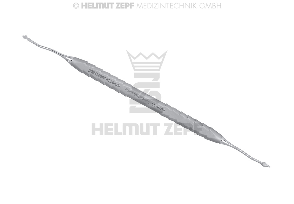 Élévateur à périoste chirurgical de type rugine micro, modèle du Dr. Maty - Helmut Zepf (41.864.80) - Delynov