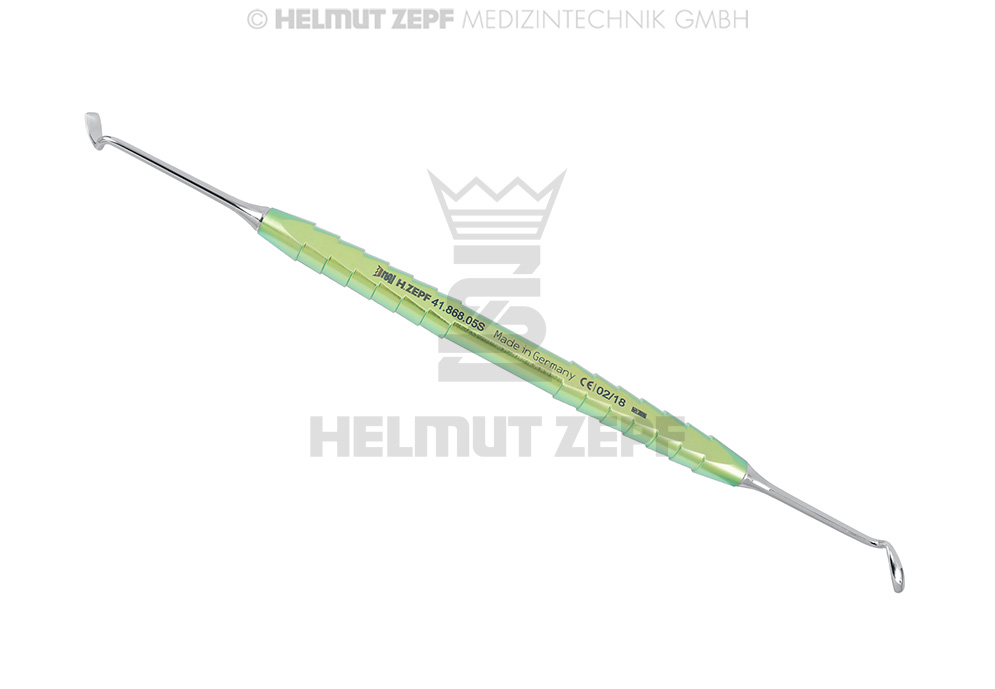 Élévateur de sinus Kirsch "Small", angles 90°/90°/60°, longueur 5 cm - Helmut Zepf (41.868.05S) - Delynov