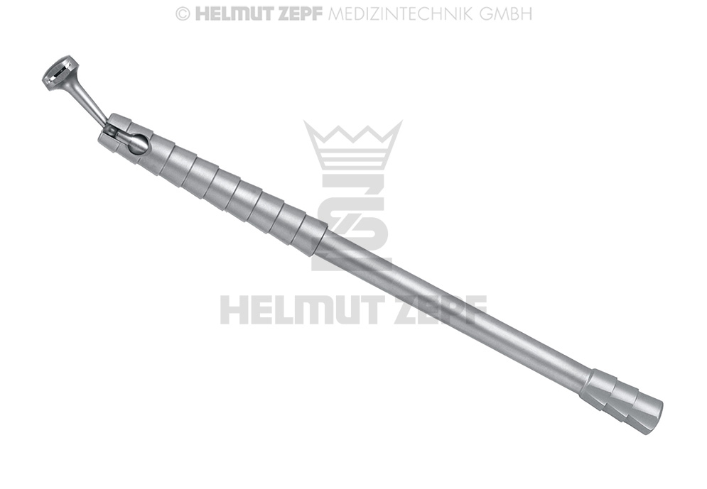 Porte-lame chirurgical avec tête pivotante pour lames 11, 15 et 15C Zepf-Line - Helmut Zepf (46.007.10) - Delynov