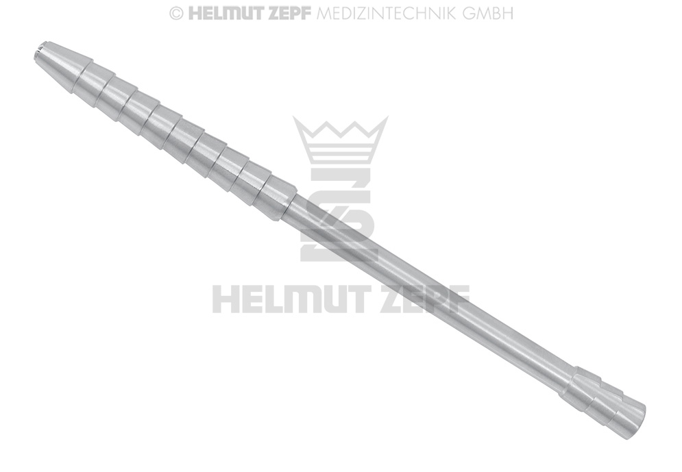 Zepf-Line microsurgery scalpel handle, stainless steel, 13 cm length - Helmut Zepf (46.013.05) - Delynov