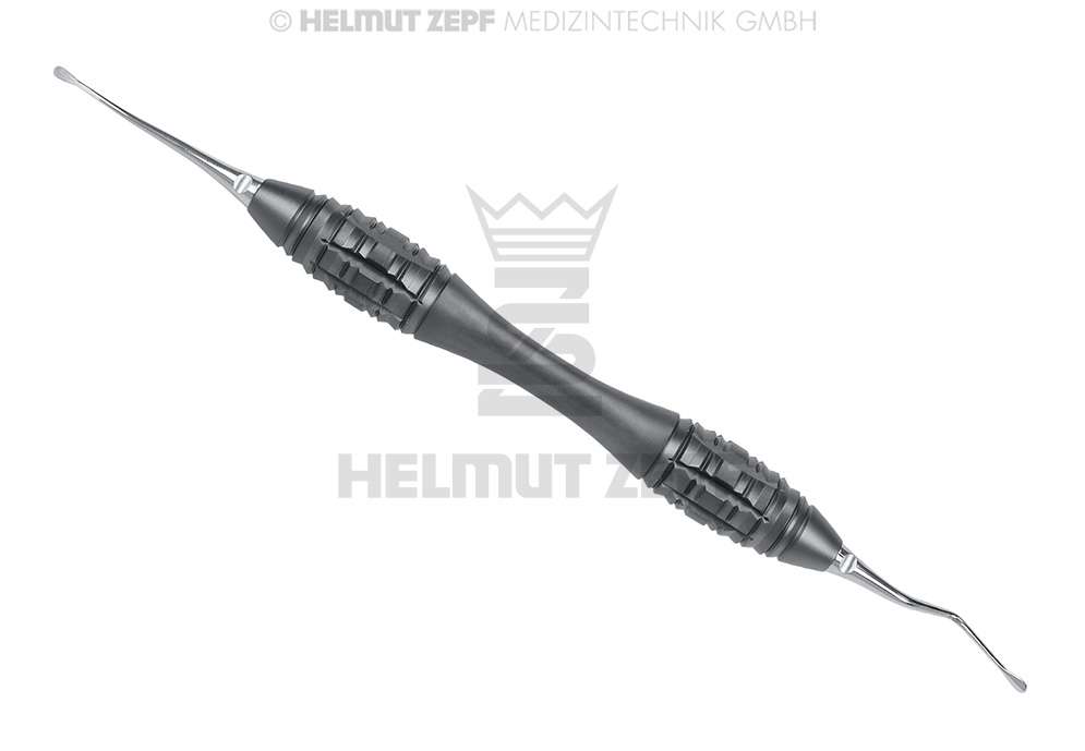 Instrument chirurgical combiné à mâchoire pour côté inférieur ou supérieur, droit ou angulé dans le manche - Helmut Zepf (46.035.20HZU) - Delynov