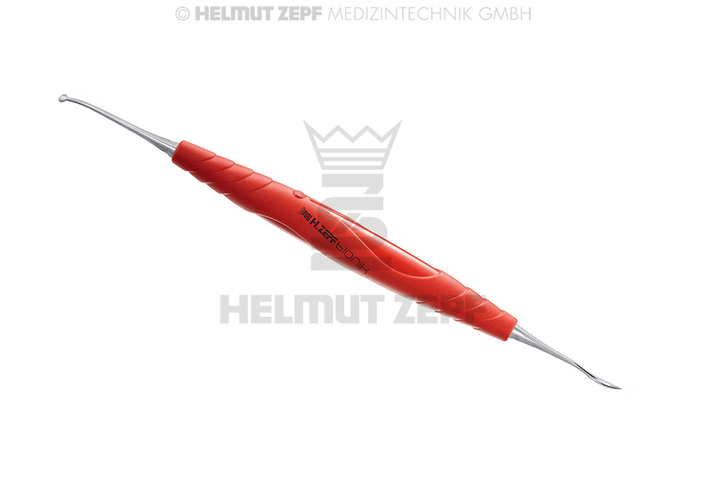 Combined surgical instrument with dissecting tip - Helmut Zepf (46.036.21) - Delynov