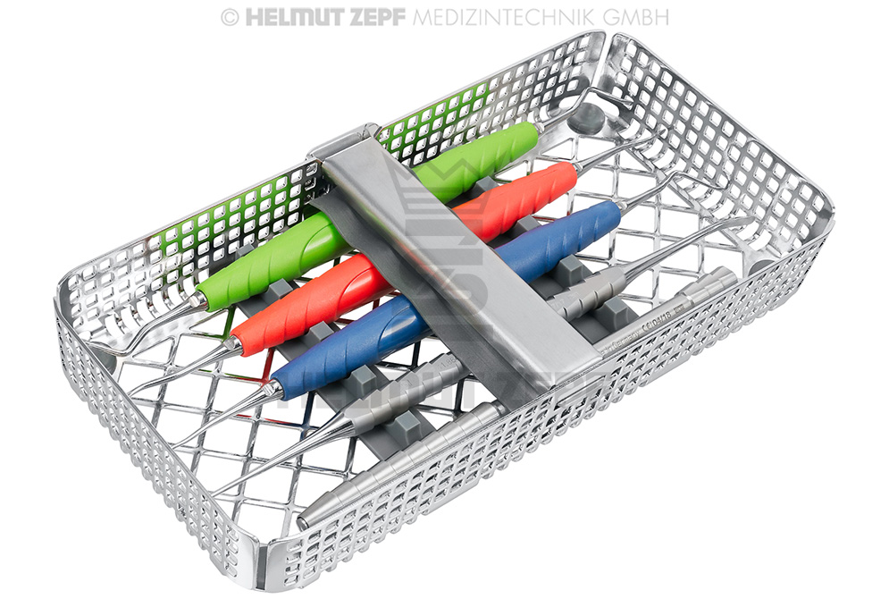 TUNNELLING KIT IN 1/3 CLEANING RACK INCLUDING - Helmut Zepf (46.040.30) - Delynov