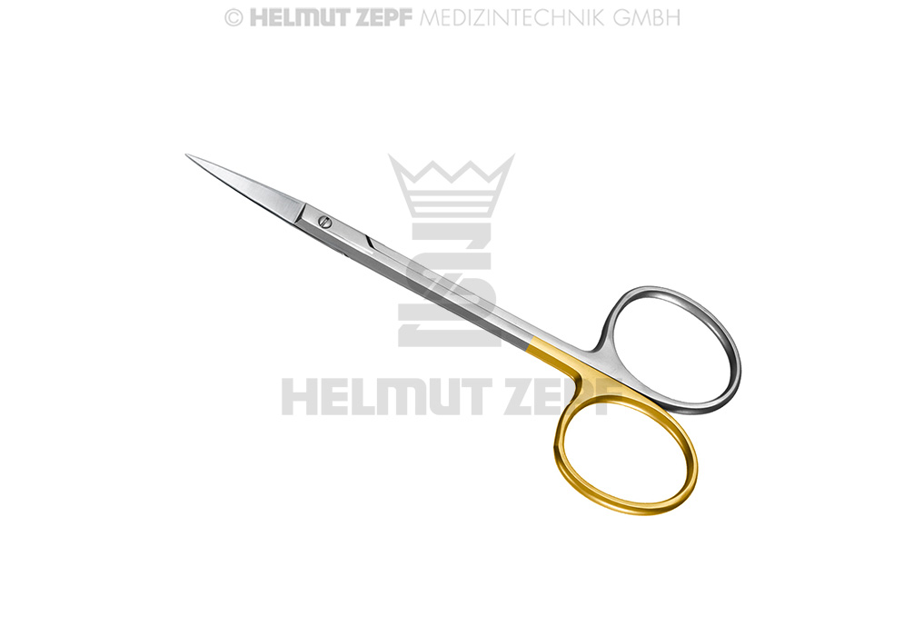 Gingival Scissors, SUPERCUT, 11.5 cm, Straight - Helmut Zepf (46.050.11SC) - Delynov