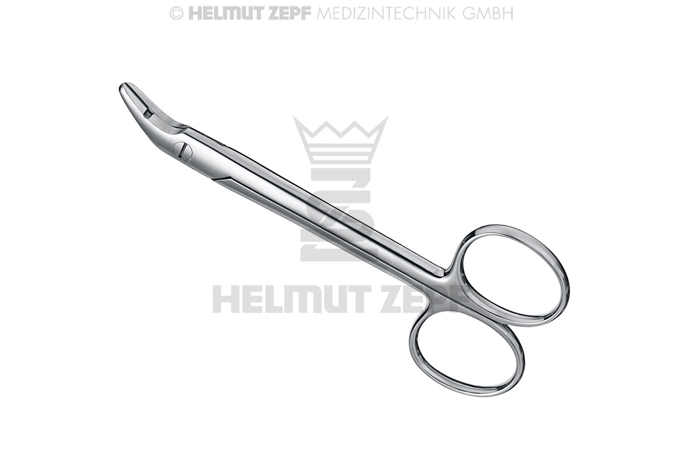 Universal crown surgical scissors, length 12 cm - Helmut Zepf (46.685.12) - Delynov