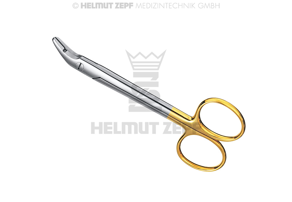UNIVERSAL,CISEAUX À COURONNES,AVEC MORS EN TC, 12 CM- Helmut Zepf (46.885.12TC) - Delynov
