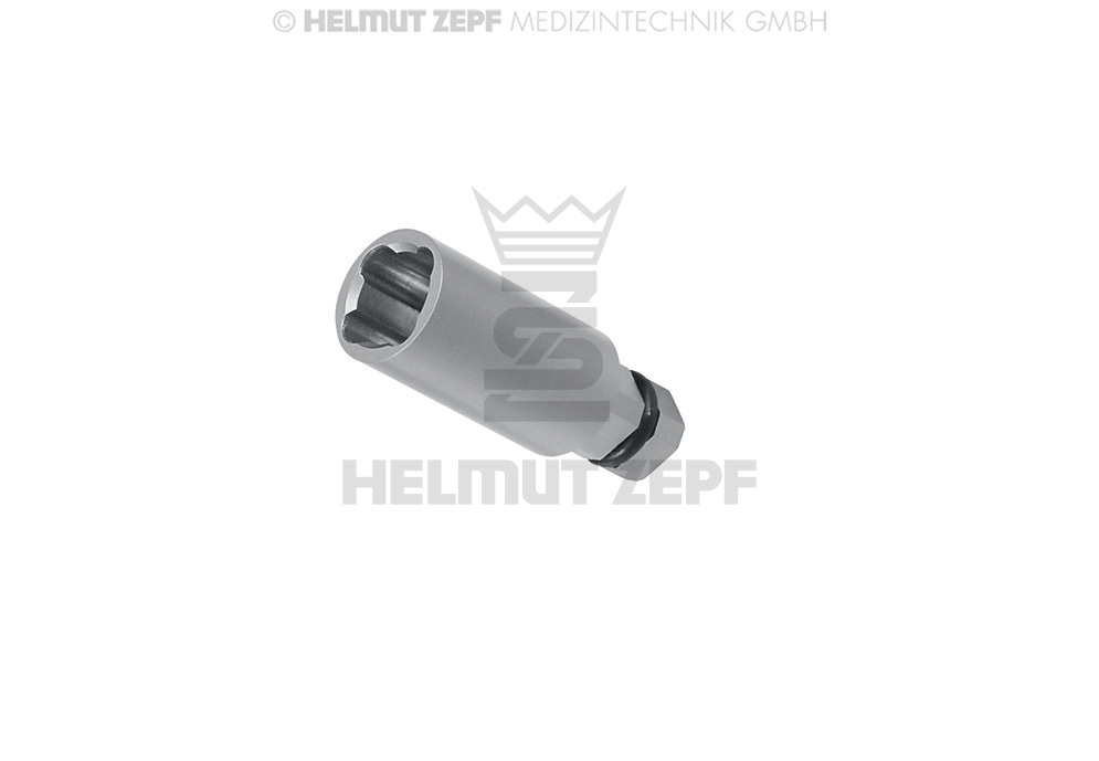 Adaptateur chirurgical avec raccord quadrangulaire - Helmut Zepf (47.565.02) - Delynov