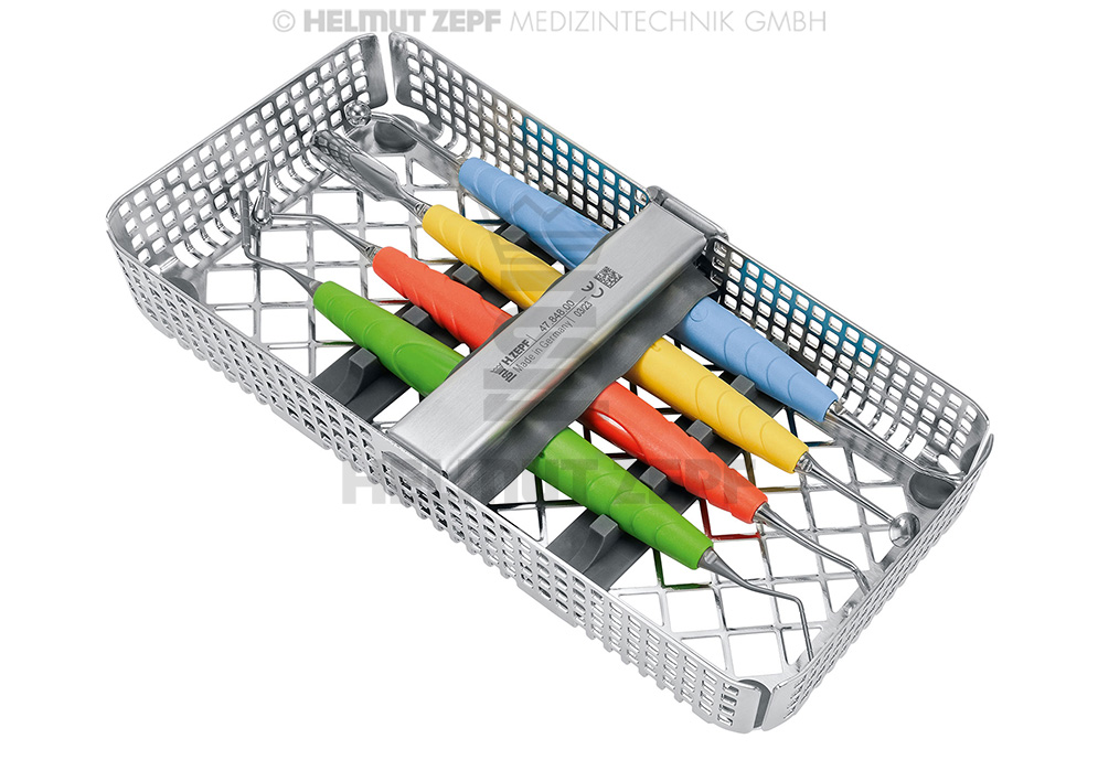 Bone grafting kit, including harvesting and application instruments - Helmut Zepf (47.848.00) - Delynov