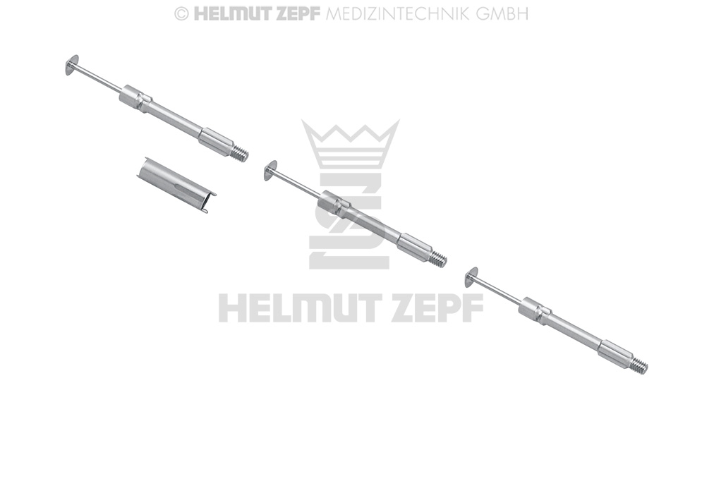 Replacement round blades for Bone Scraper II, 6 mm diameter - Helmut Zepf (47.957.30) - Delynov
