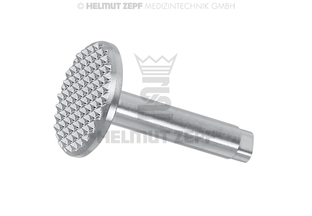 Mobile titanium surgical bone crusher, lower part - Helmut Zepf (47.958.04) - Delynov