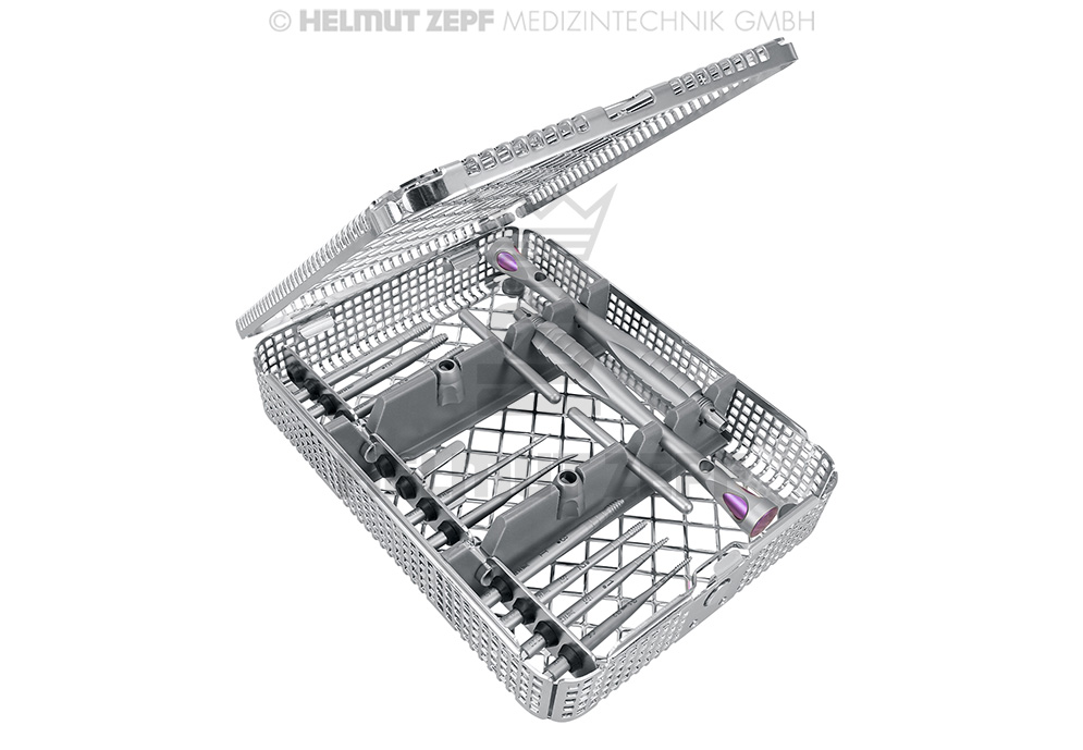 Patented osteotomy kit with screw-on osteotome inserts - Helmut Zepf (47.990.00) - Delynov